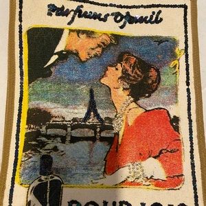 Vintage 1990s Bourjois Parfums Paris French Art